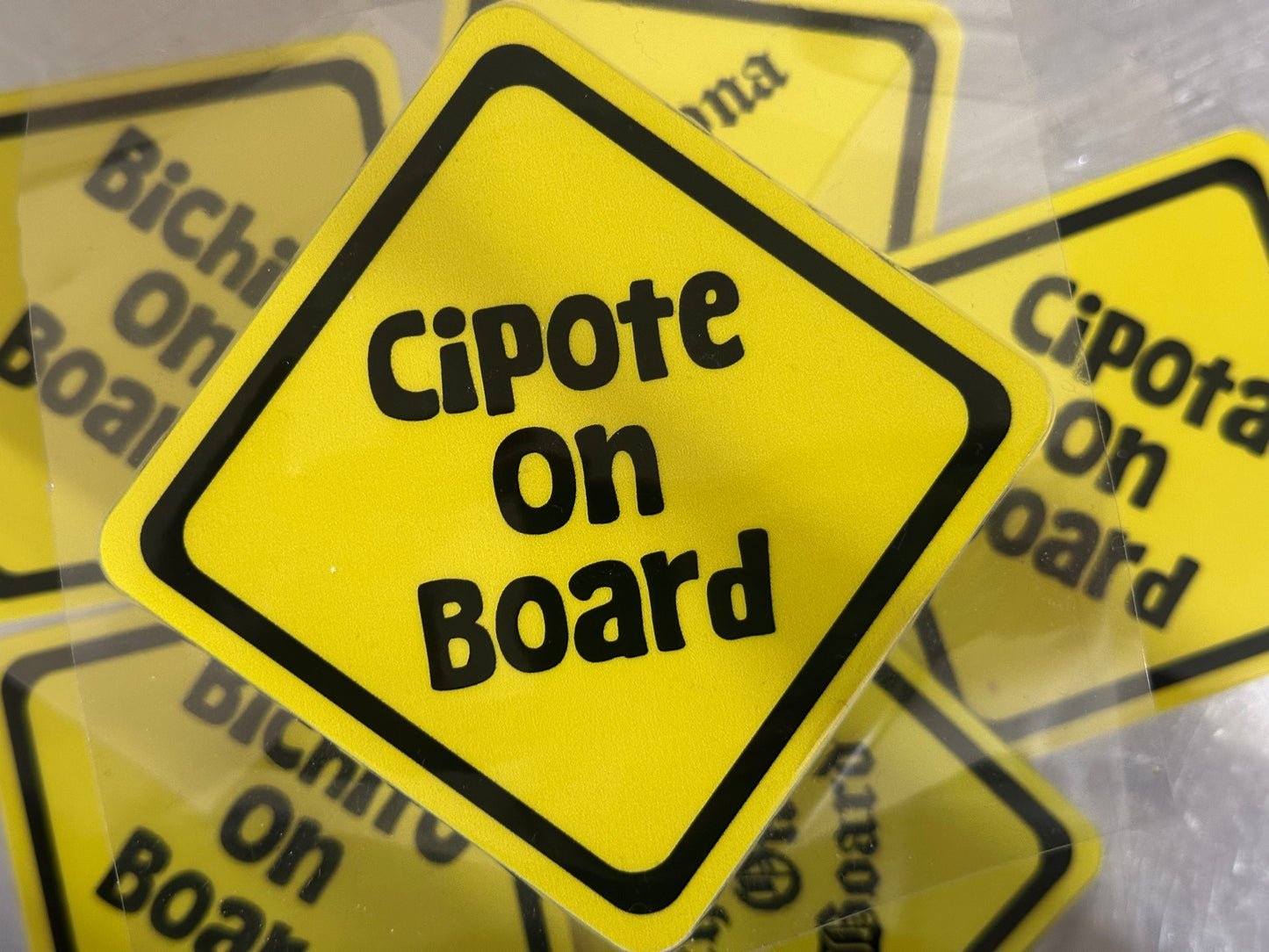 Cipote On Board Decal