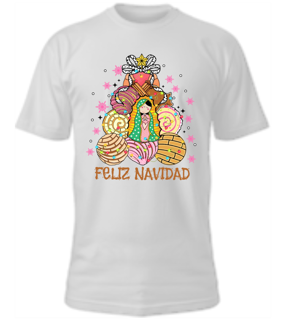 Virgencita Feliz Navidad Tee