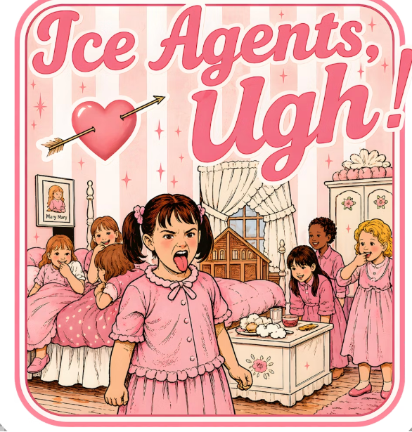 Ice Agents, Ugh! Sticker
