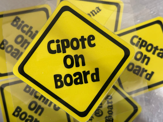 Cipote On Board Decal