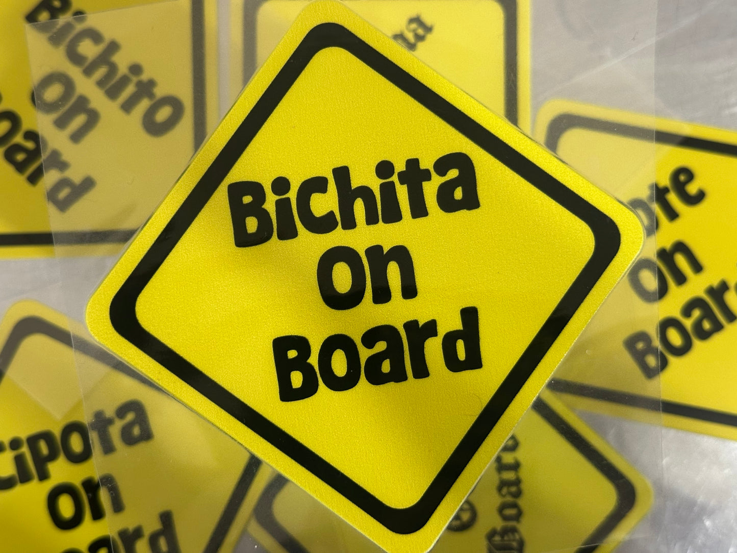 Bichita On Board Decal