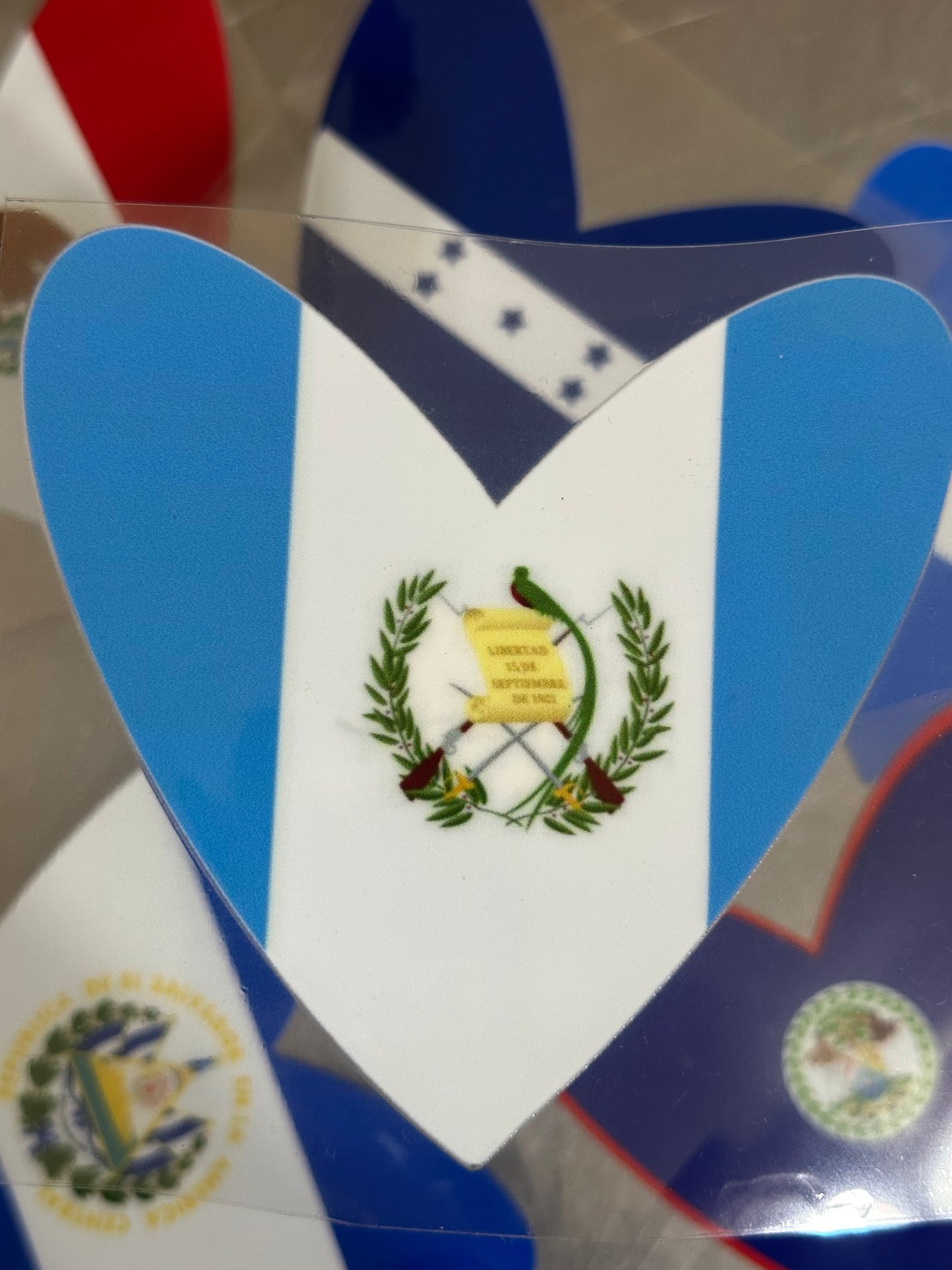 Guatemala Heart Decal