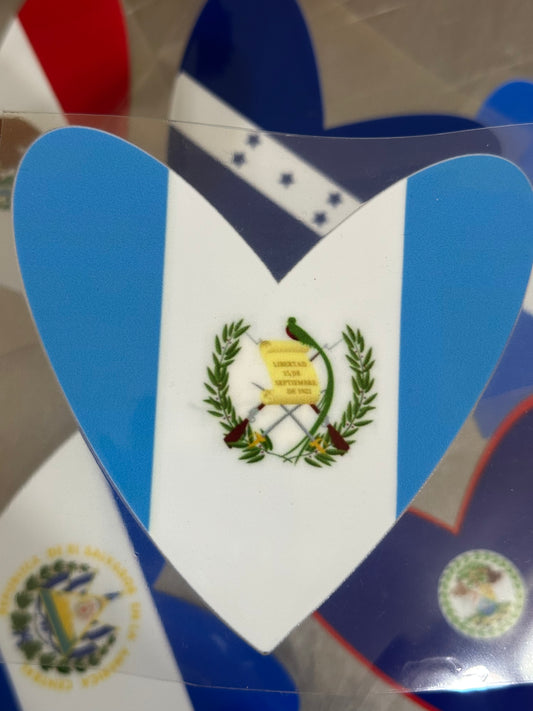 Guatemala Heart Decal