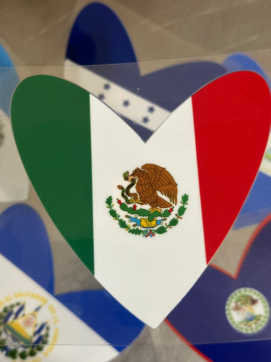 Mexico Heart Decal