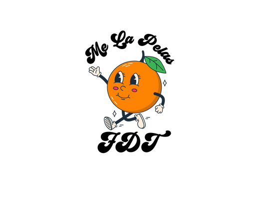 Me La Pelas Orange ....FDT Sticker