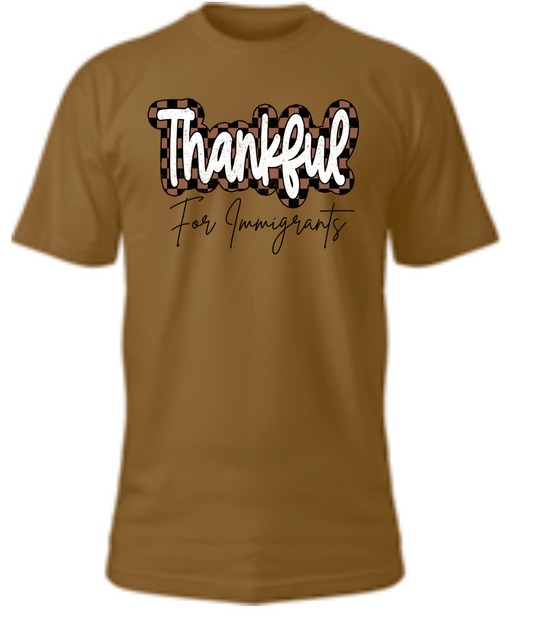 Thankful For Immigrants