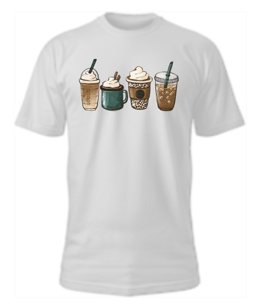 Coffee Cups Animal Print