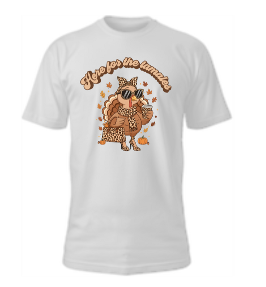 Here For The Tamales Turkey Tee