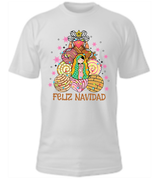Virgencita Feliz Navidad Tee