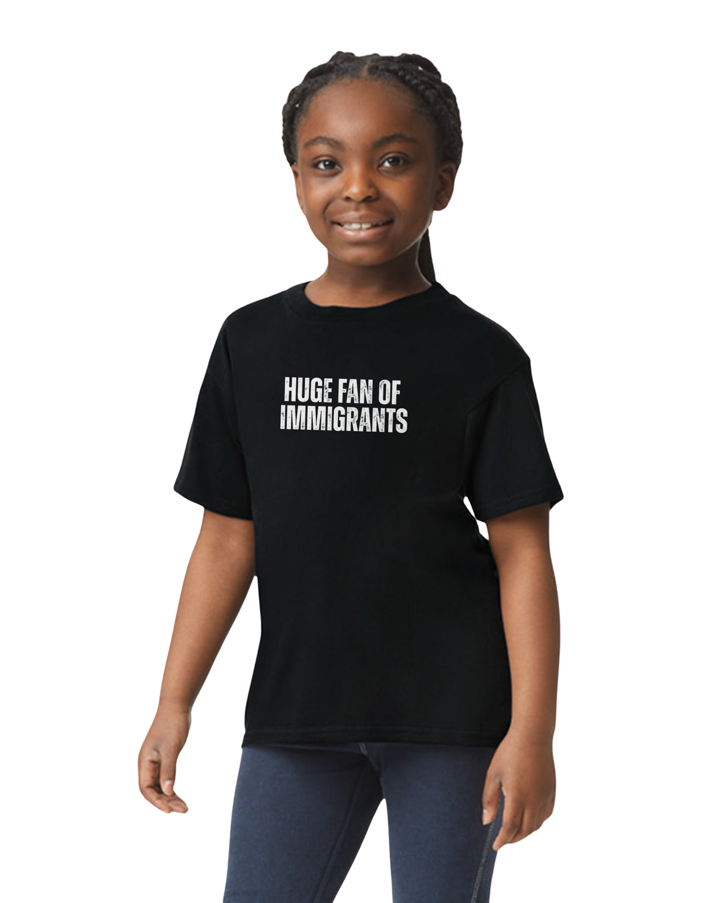 Huge Fan Of Immigrants Kids Tee